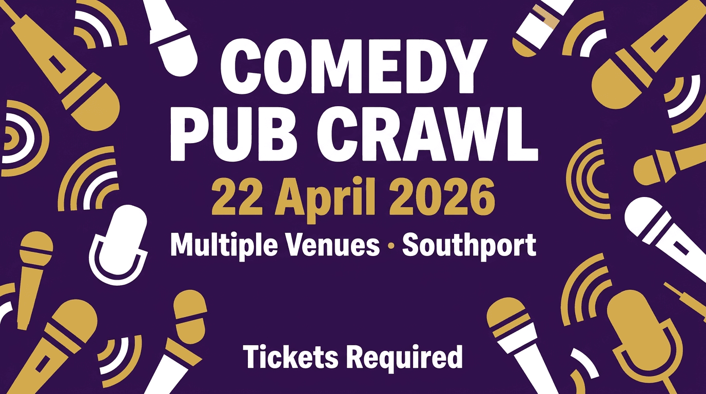 Comedy Pub Crawl Southport 2026