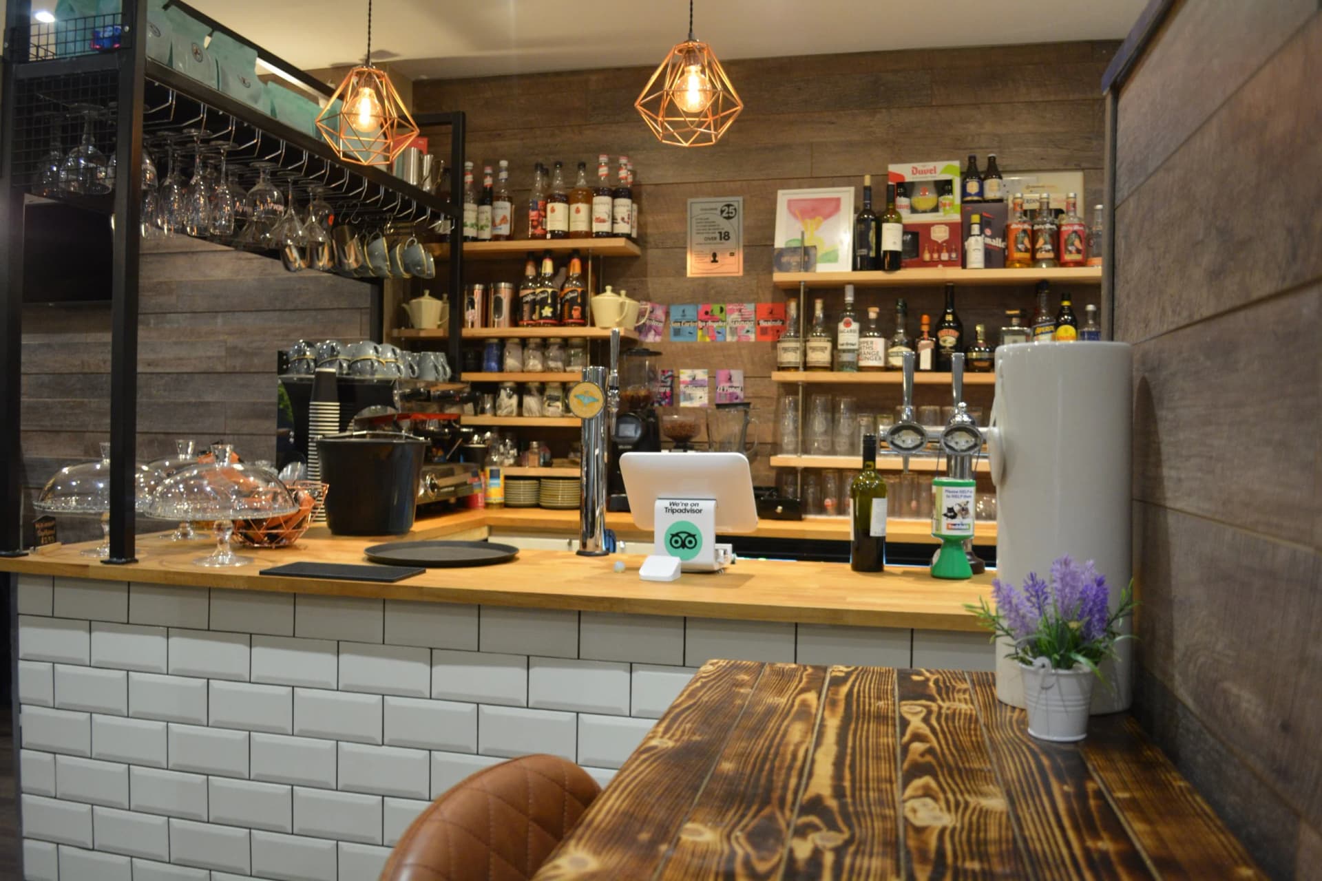 Coffee counter at Season, Southport