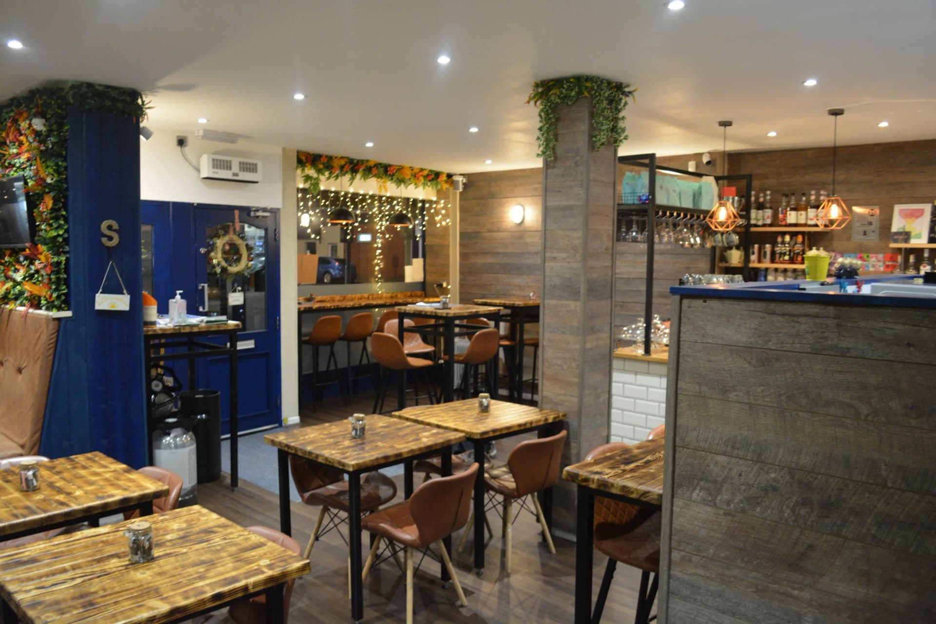 Seating area at Season Coffee, King Street Southport