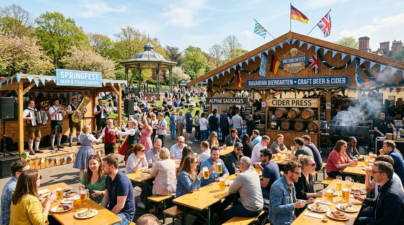 Sausage and Cider Festival at Victoria Park Southport โ Bavarian food festival